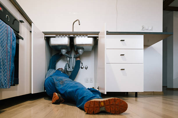 Professional Plumbing technician working in Dalton, WI